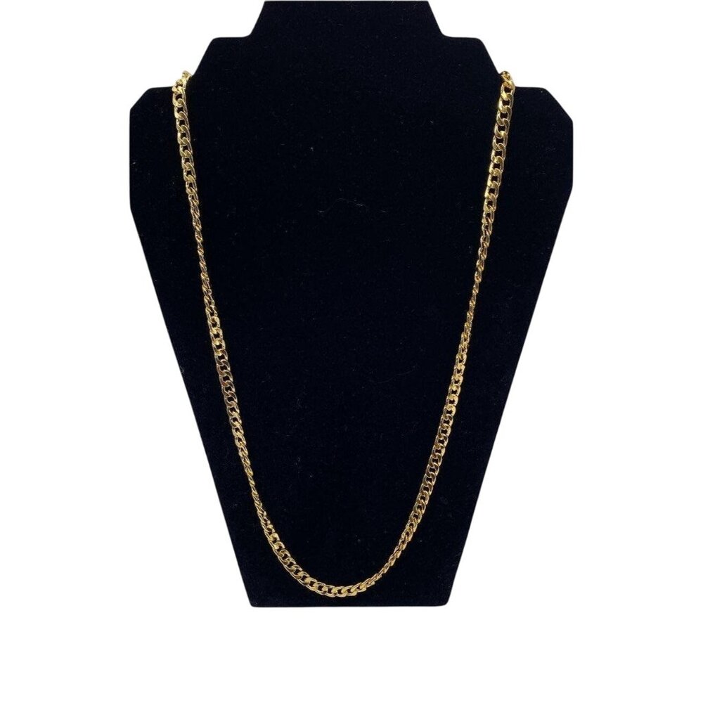 Chunky‎ Golden Curb Chain Necklace Unisex 28in Gold Hip Hop Streetwear